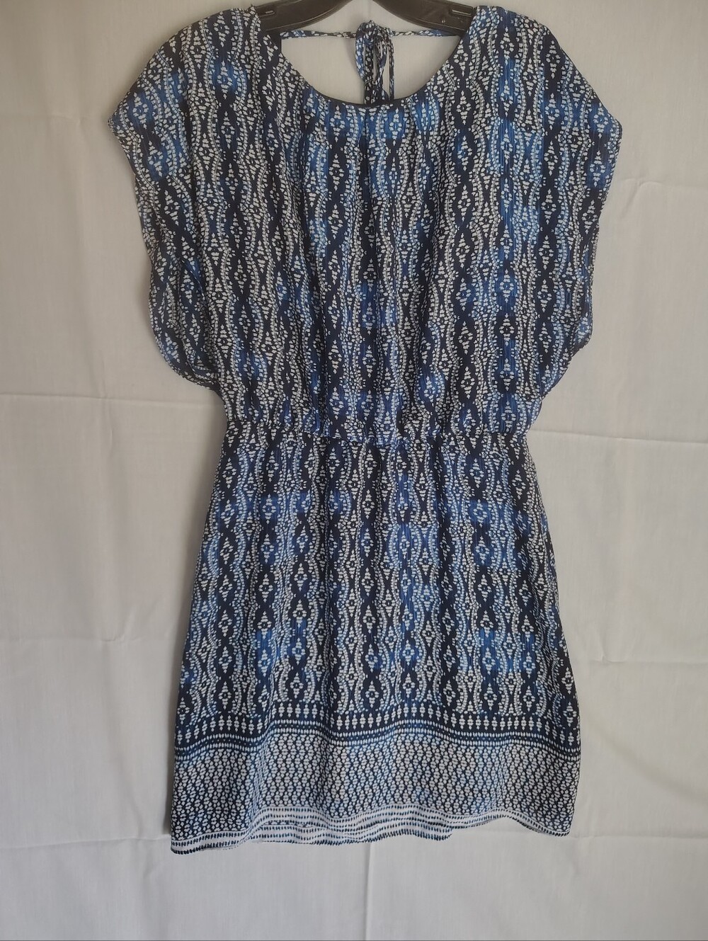 ikat print blouson-style mini dress from The LimiteD Medium
